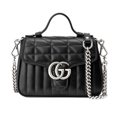 GUCCI GG MARMONT MINI TOP HANDLE BAG ‎583571  (21*15.5*8cm)